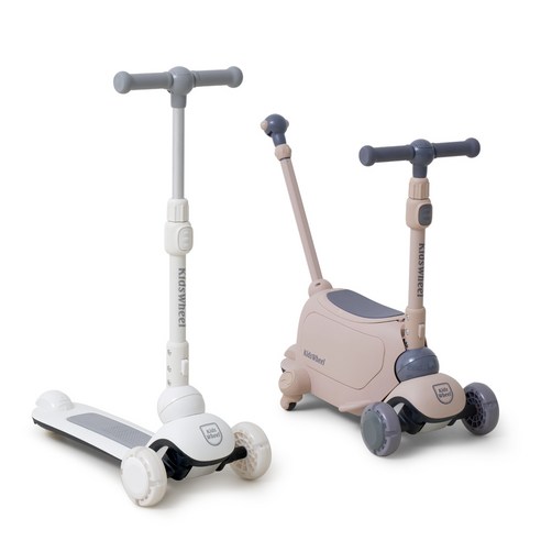 아이팜 X3 카고 유아킥보드 붕붕카 2in1, 베이지, 1개