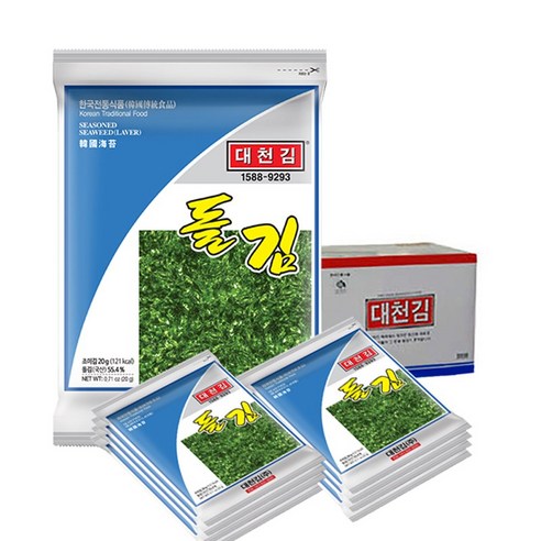 대천김 돌김, 20g, 30개
