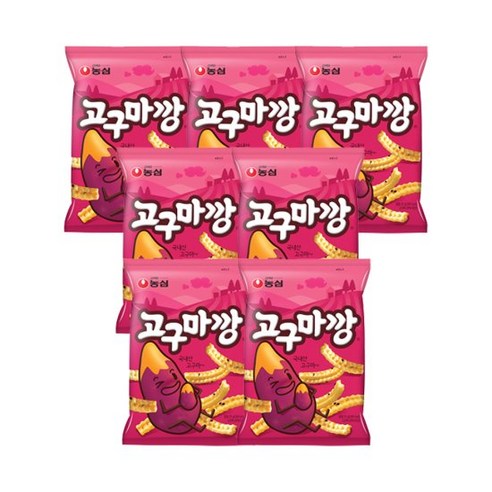 농심 고구마깡 83g x 7개 / 봉지 과자, 단품