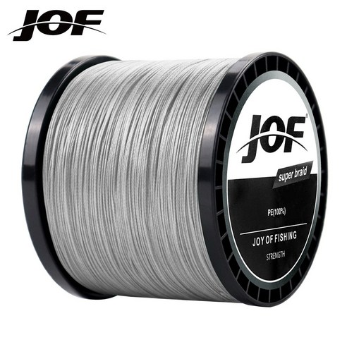 JOF 1000m SUPER PE 12합사 낚싯줄, Grey, 2개