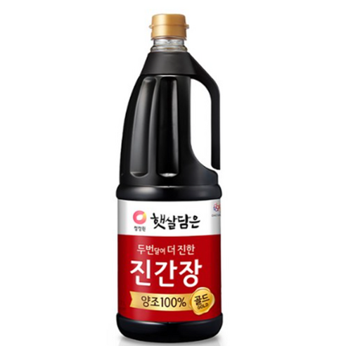 청정원 두번달여 더 진한 진간장, 1.7L, 2개