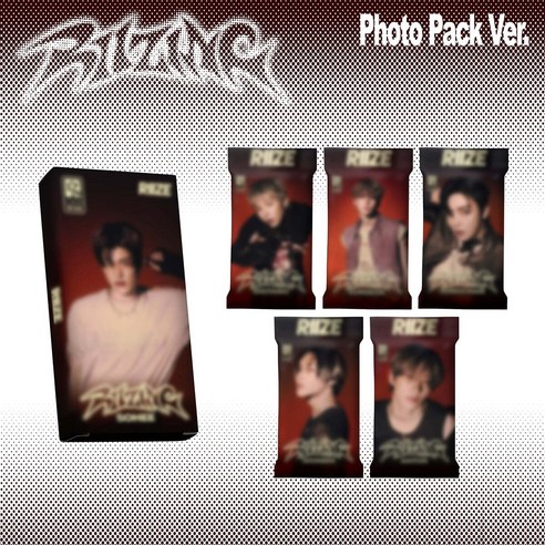 [RIIZE] [스마트앨범] 라이즈 미니 1집 6종 세트 RIIZING / Photo Pack Ver. / 커버6종+포토카드 6종+QR카드 6종+이미지카드 6종+엽서6종