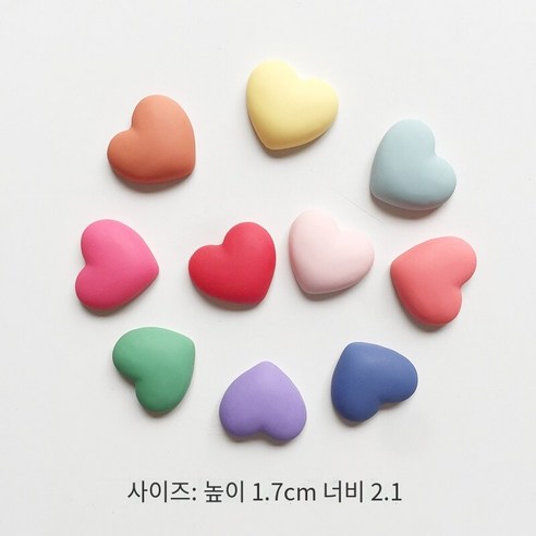 창의적이고 귀여운 3 차원 Morandi 색상 사랑 냉장고 자석 사진 메시지 고정 자석, 작은 (10 팩), 중간