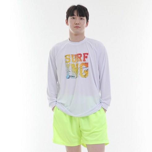 일루소 서프ING 오버핏 긴팔 남성용 래쉬가드