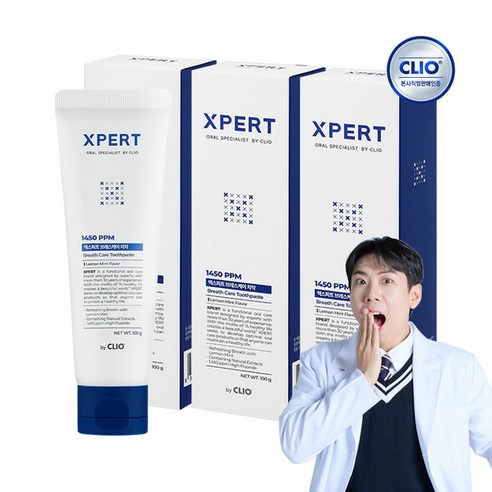 크리오 엑스퍼트 브레스케어 치약 100g 3입 x1개, 3개