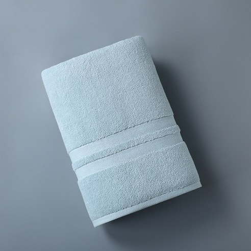 호텔 순면 목욕수건 500g 수건 140g 세트 다색 흡수 유연 회사 선물 자수, 목욕 수건 70 x 140, 파란색