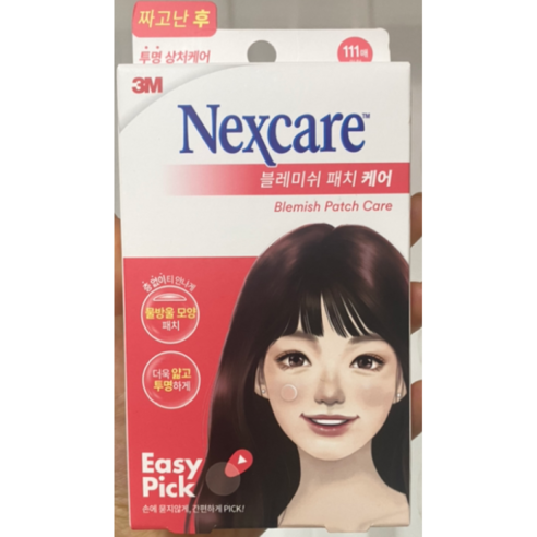 3M 넥스케어 이지픽 블레미쉬 패치 케어 짜고난후, 111개입, 6개