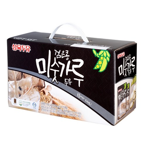삼육두유 검은콩 미숫가루두유 파우치 190ml, 15개