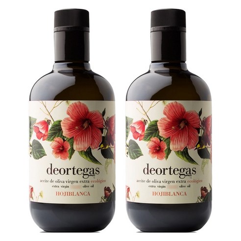 데오르테가스 호지블랑카 엑스트라버진 올리브오일, 2개, 500ml