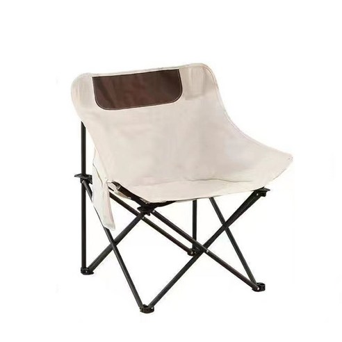 야외캠핑의자 접이식 간이의자 캠핑의자릴렉스체어, 1개, 흰색