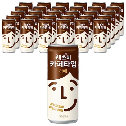 레쓰비 카페타임 라떼, 90개, 240ml