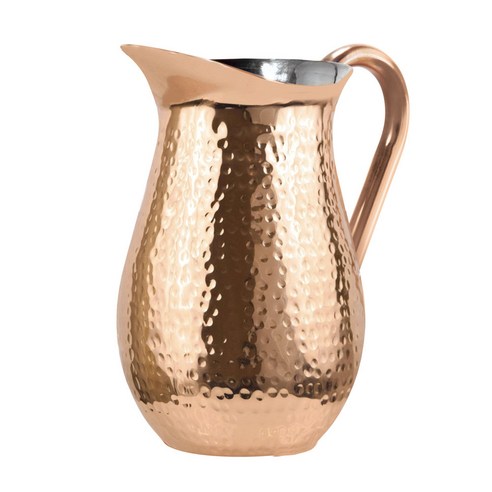 OGGI 해머 스테인리스 스틸 피쳐, Copper Plated, 2L