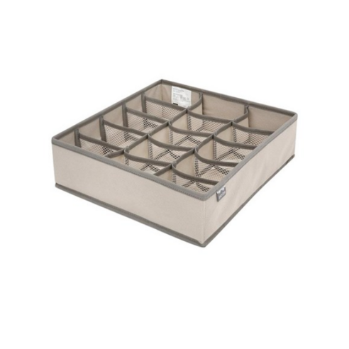 정리생활 메쉬 속옷 정리함 15칸, 3개