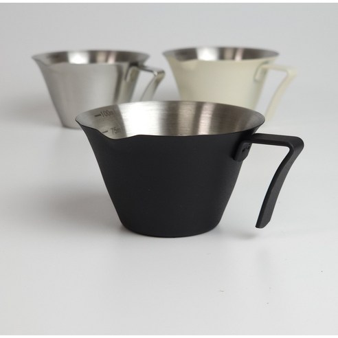 홈 바리스타와 커피 애호가를 위한 내구적이고 정밀하며 세련된 빈플랜트 스텐 에스프레소 샷잔 벨크리머 스테인리스 저그