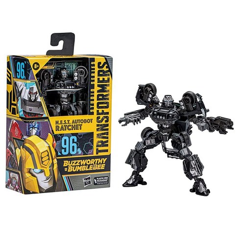 Hasbro Transformers 스튜디오 시리즈 96 버즈워디 범블비 N.E.S.T. 오토봇 래칫 디럭스 액션 피규어, 1개 메가박스예매 Best Top5