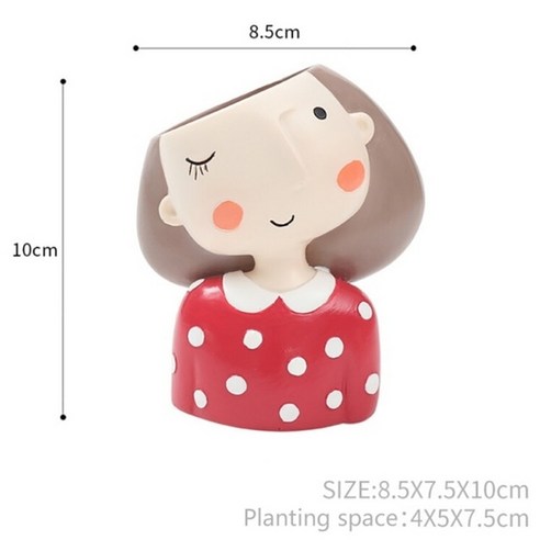 미니 작은 화분 예쁜 네잎클로버 키우기 씨앗재배 선물 홈가드닝 succulent plant pot cute girl flower planter flowerpot create 홈, b1