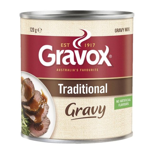 호주 그레복스 트레디셔널 그레이비 믹스 파우더 120g Gravox Traditional Gravy Mix, 1개