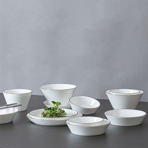 심플함 속에 깃든 우아함, 행남자기 본차이나 화이트라인