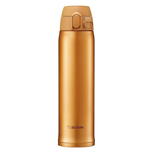 조지루시 보온 보냉 원터치 텀블러 SM-TA60, 골드, 600ml