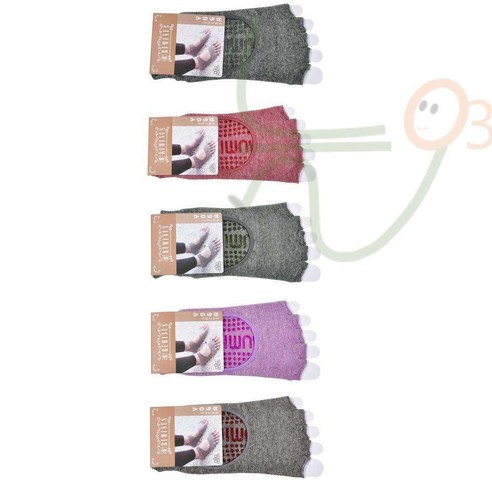 늘WAYS 미끄럼방지 요가 덧신양말 오픈토삭스