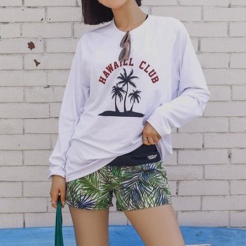 베라프 비치팬츠 커플 래쉬가드 바지