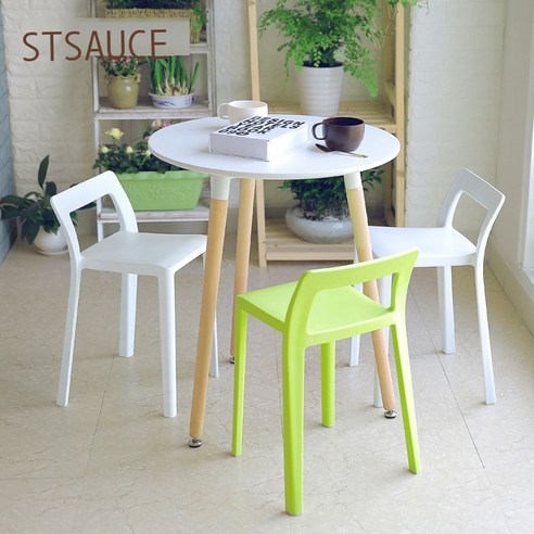 일본 Spsauce 플라스틱 의자 홈 의자 패션 단순한 식당 의자 여분의 대변 싸움 홈 의자 녹색, 로즈 레드