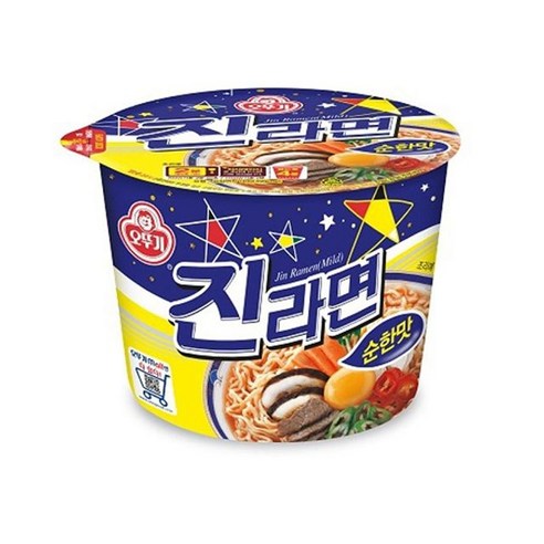 오뚜기 진라면_순한맛(용기) 110g x 6개