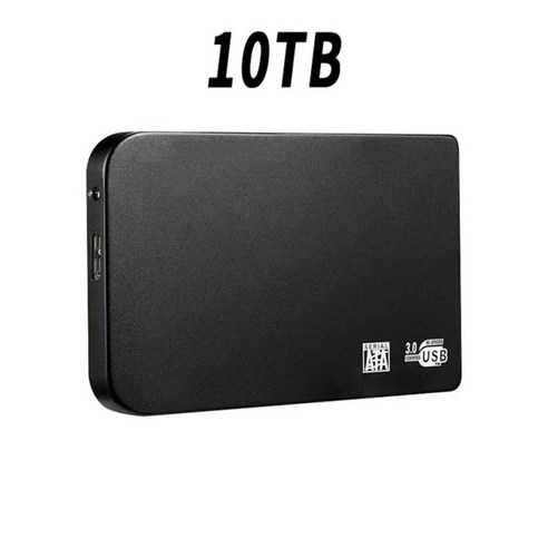 8tb ssd 외장하드 1테라 2테라 노트북 5tb 맥북 아이패드 USB 3.0 인터페이스, Black 10TB Best Top5