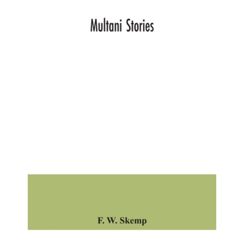 Multani stories Paperback, Alpha Edition