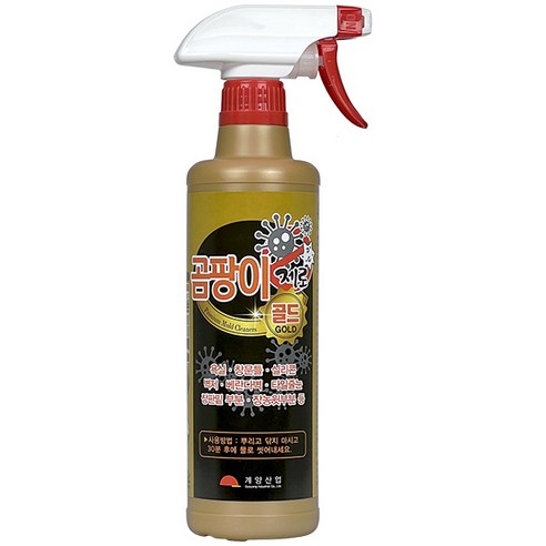 곰팡이제로골드500ml 뿌려만주는곰팡이청소세제 곰팡이청소약품 욕실 베란다 벽지 곰팡이제거제 스프레이형 곰팡이균박멸 곰팡이세척제 세정제, 500ml, 1개