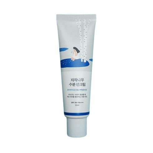 라운드랩 자작나무 수분 선크림 50ml(SPF50+) 1개, 정말촉촉한선크림