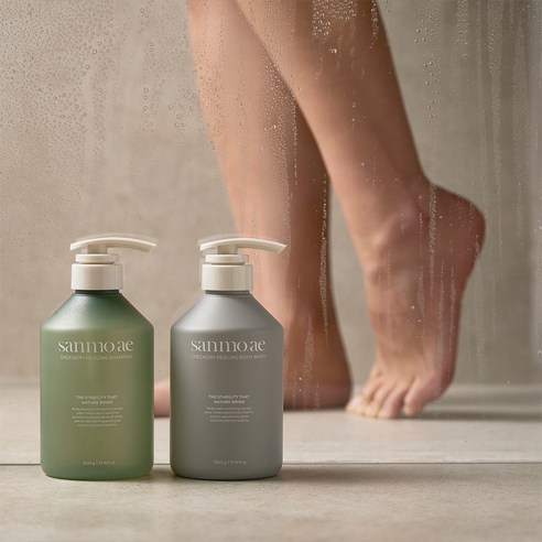 산모의 두피 고민, 산모애 그리너리 힐링 샴푸로 순하게 해결하세요.