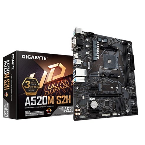 [GIGABYTE] A520M S2H 듀러블에디션 제이씨현 (AMD A520/M-ATX) zt610300 Best Top5