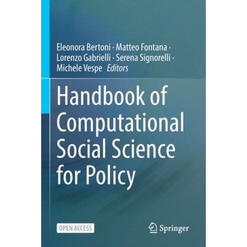 (영문도서) Handbook of Computational Social Science for Policy Paperback, Springer, English, 9783031166266