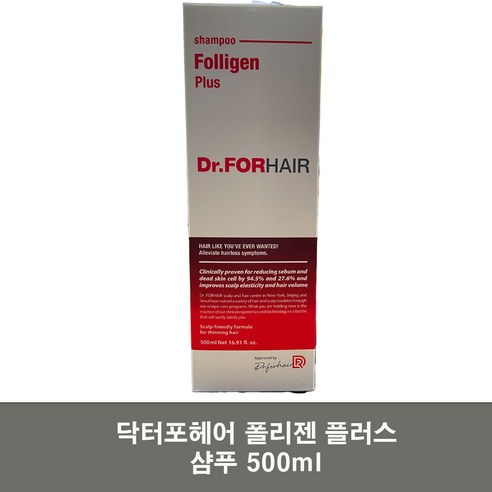 닥터포헤어 폴리젠 플러스 샴푸 500ml -up, 1개, 0.5l