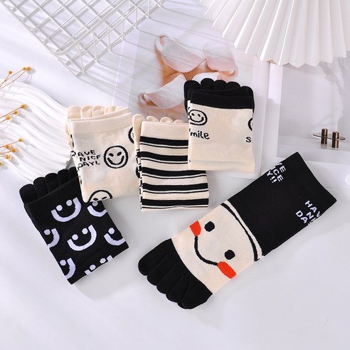 발끝에서 시작하는 특별한 변화, 프리미엄 여성 발가락 양말 세트