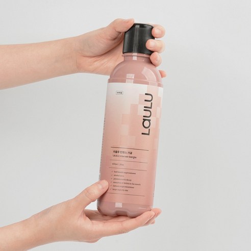 순하고 상쾌하게, 입냄새와 편도결석 걱정 없이!