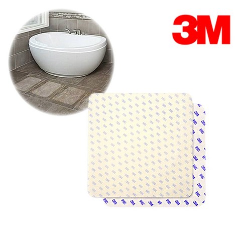 3M 욕실 미끄럼방지 테이프 스티커 사이즈별 방수 소재 국내산, 14*14 1셋트(10장)