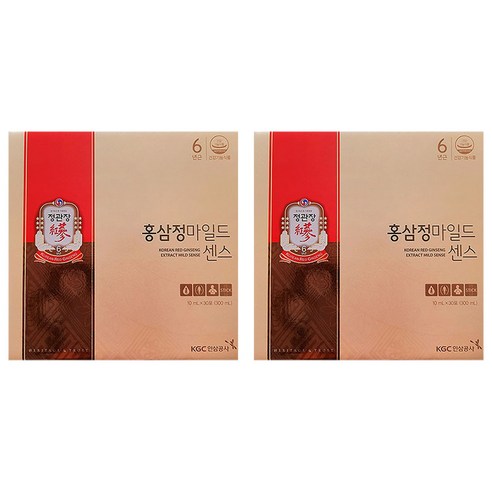 [KT알파쇼핑]정관장 홍삼정마일드센스 2박스(30포), 300ml, 2개