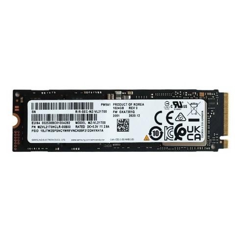 삼성전자  벌크 병행상품 삼성전자 PM9A1 M.2 NVMe SSD (1TB)