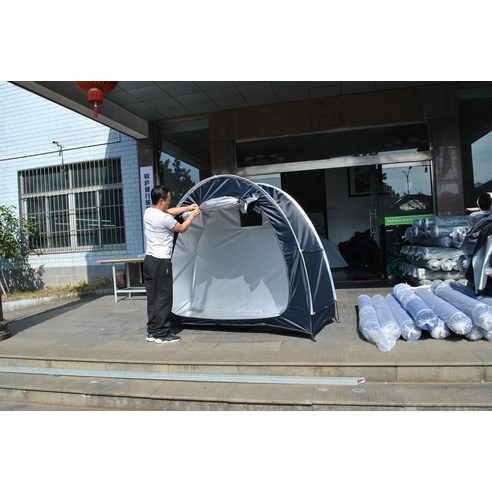4-5인용 캠핑 텐트 가족여행 공간 절약 보관 정원 보관 및 수영장 보관 czx-335 중장비 보관 창고, 검은색, [03] Black