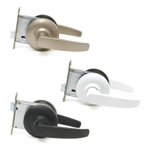 현관문손잡이 도어맨 통로 GR WT BK 그레이 화이트 블랙 잠금없음 무키, 도어맨 통로 / GR 그레이, 1개