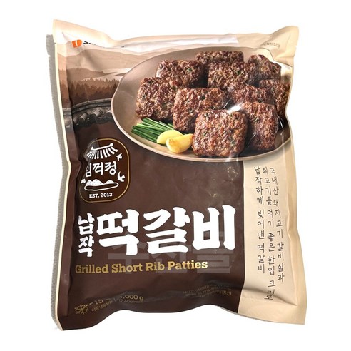 삼양 신임꺽정 납작떡갈비1+1