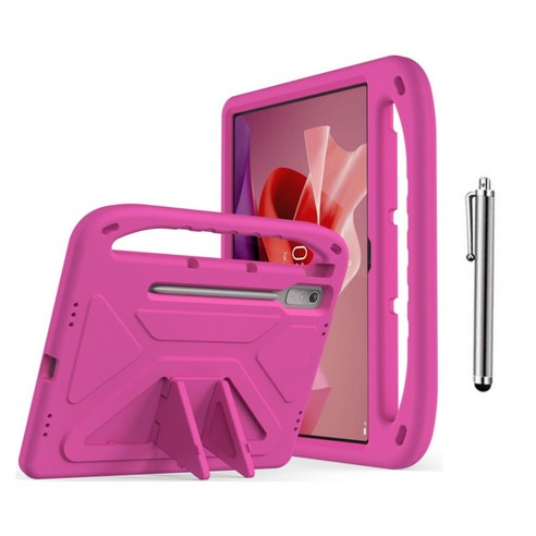 레노버 샤오신 패드 프로 12.7인치 P12 QHD 에바폼 케이스 커버 탭 Xiaoxin Pad Pro 케이스나라, 핑크, 1개