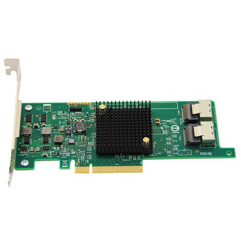Xzante PCI-E 호스트 버스 어댑터 SAS 9207-8I 키트 8포트 6Gbps SATA + 3.0 HBA SGL, 그림이 보여 주듯이