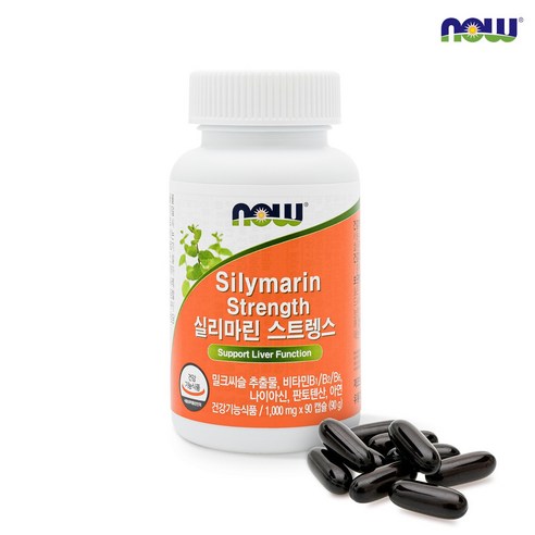 나우푸드 실리마린 스트렝스 90캡슐 3개월분, 90회분, 1세트