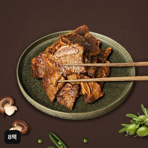 구본길 셰프 양념 LA갈비 400gX8팩, 8개, 400g