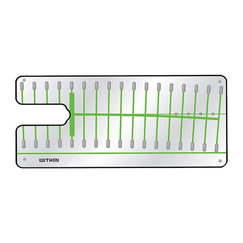 휴대용 골프 퍼팅 미러 포즈 교정기 홈 여성용 퍼팅 액세서리 정확도, 아크릴, 녹색