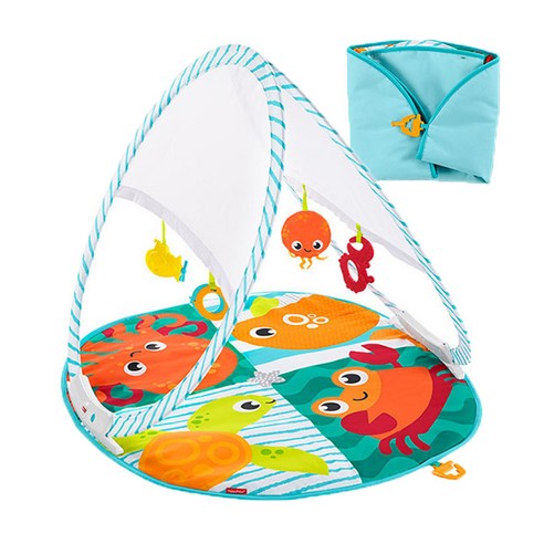 바다를 품은 아기 체육관, 피셔프라이스 휴대용 접이식 아기 체육관 장난감 매트 피셔프라이스아기체육관