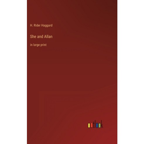(영문도서) She and Allan: in large print Hardcover, Outlook Verlag, English, 9783368345334